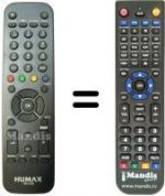 Replacement remote control Humax RM-G08