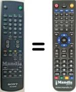 Replacement remote control RM-S04B