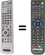 Replacement remote control RM-U 25