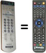 Replacement remote control Sony 1-478-991-13
