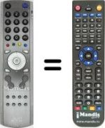 Replacement remote control JVC PD-42X50BS