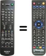 Replacement remote control Sony KV-25F1D