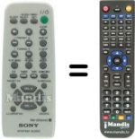 Replacement remote control RMSRG440