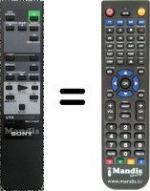 Replacement remote control Sony EV-C500E