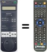 Replacement remote control RMT-V127