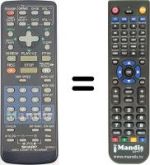Replacement remote control Sharp VC-M461SM