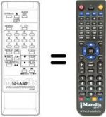 Replacement remote control RRMCG0318GE