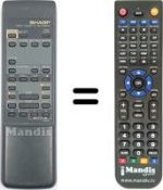 Replacement remote control RRMCG0960GE