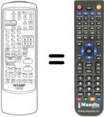 Replacement remote control RRMCG1096PESA