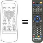 Replacement remote control Irradio MV235SV