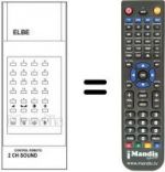 Replacement remote control Elbe 2CH. SOUND