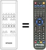 Replacement remote control Hitachi CPT1570