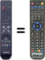 Replacement remote control BN59-00539A