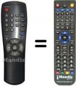Replacement remote control Samsung AA59-00104D