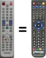 Replacement remote control Samsung LE46N73BDX/XEU
