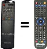Replacement remote control Samsung AA59-10020M