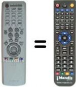 Replacement remote control Samsung BP5900062A