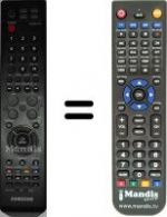 Replacement remote control Samsung SP50L6HVX / /XEC