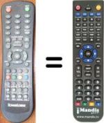 Replacement remote control Schaub Lorenz LT154-130DBU