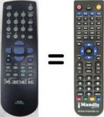 Replacement remote control Seg VCR5361