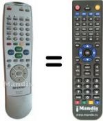 Replacement remote control Sharp RRMC-GA026WJSA