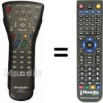 Replacement remote control GA323WJSB