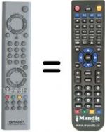Replacement remote control Sharp 28LS-92EC