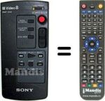 Replacement remote control Sony RMT-502
