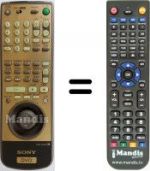 Replacement remote control RMT-D107P