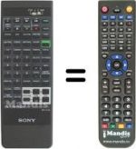 Replacement remote control RM-Y133