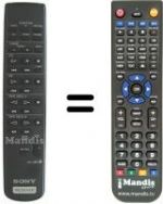 Replacement remote control Sony STRDE205