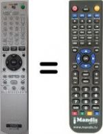 Replacement remote control Sony RDR-HX1010