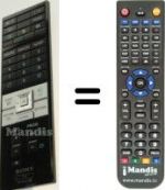 Replacement remote control Sony XEL-1