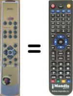 Replacement remote control 212837 DOLBY DIGITAL