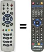 Replacement remote control Magnum TV7051