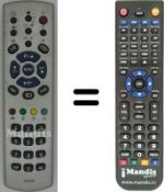 Replacement remote control RC2183