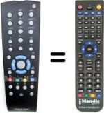 Replacement remote control Grundig 42-4820