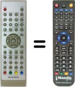 Replacement remote control Sunstech TL-1911D
