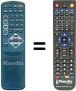 Replacement remote control Sagem 71NT416