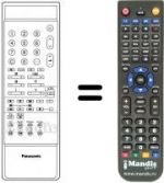 Replacement remote control Panasonic TNQ8E0438