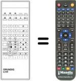 Replacement remote control TP 660 TOP / FAST