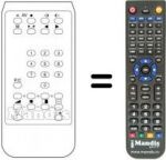Replacement remote control SCHNEIDER STV8027QM