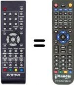 Replacement remote control Sunstech REMCON1183