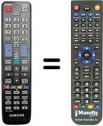 Replacement remote control Samsung UE32D5000