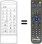 Replacement remote control Sanyo CEP3012