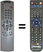 Replacement remote control Schaub Lorenz VJ6187F12050