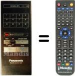 Replacement remote control Panasonic VSQ0380