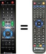 Replacement remote control Woxter I-CUBE1500