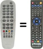 Replacement remote control Philips DSR200 / 00