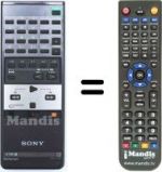 Replacement remote control RMT-223